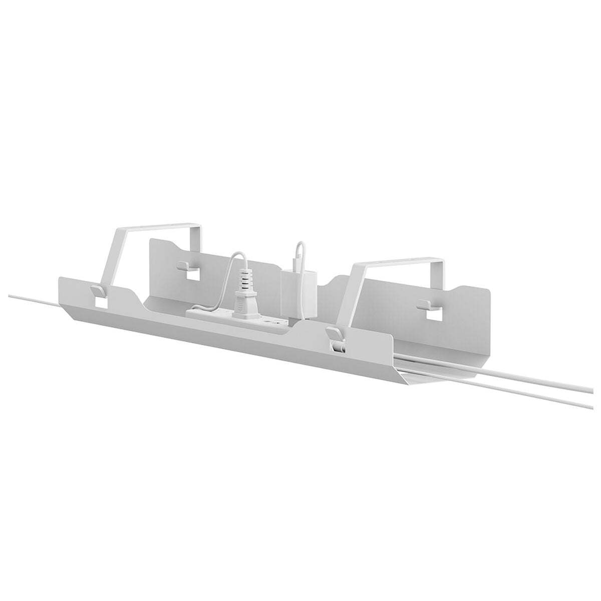 NEOMOUNTS Cable Management Tray max 5kg. screw mounted universal white