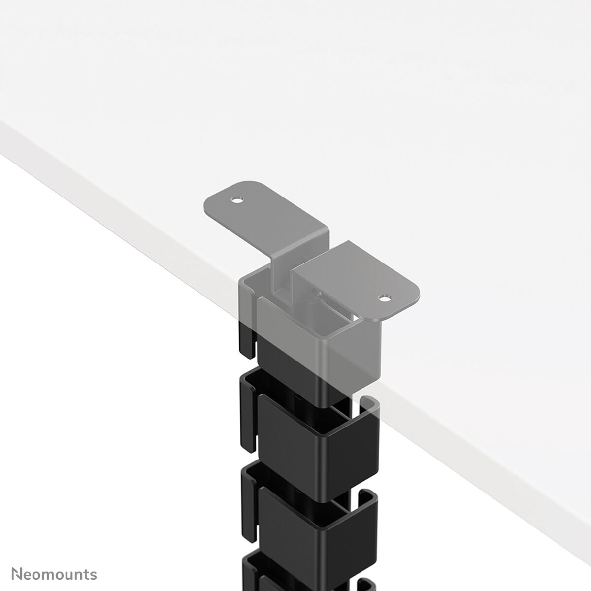 NEOMOUNTS Cable Spine Organizer for sit/stand desk frames screw mounted black