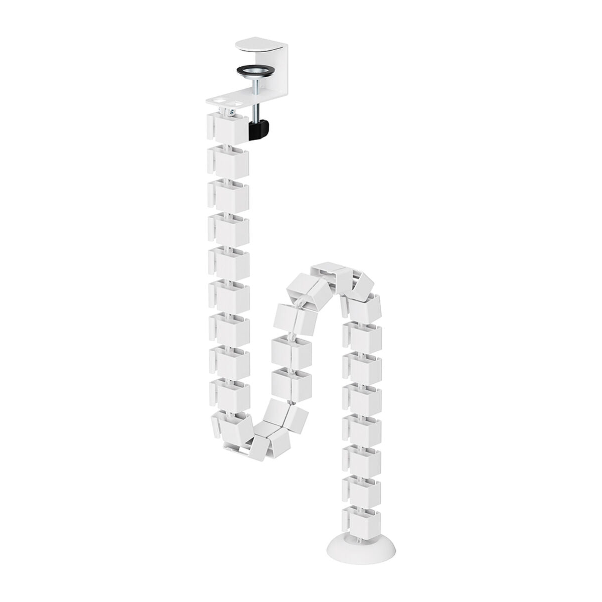 NEOMOUNTS Cable Spine Organizer for sit/stand desk frames clamp mounted white