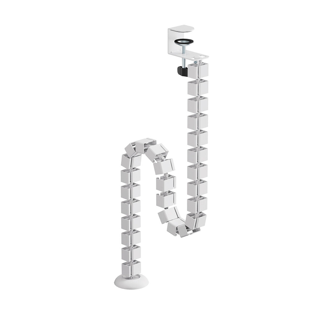 NEOMOUNTS Cable Spine Organizer for sit/stand desk frames clamp mounted white