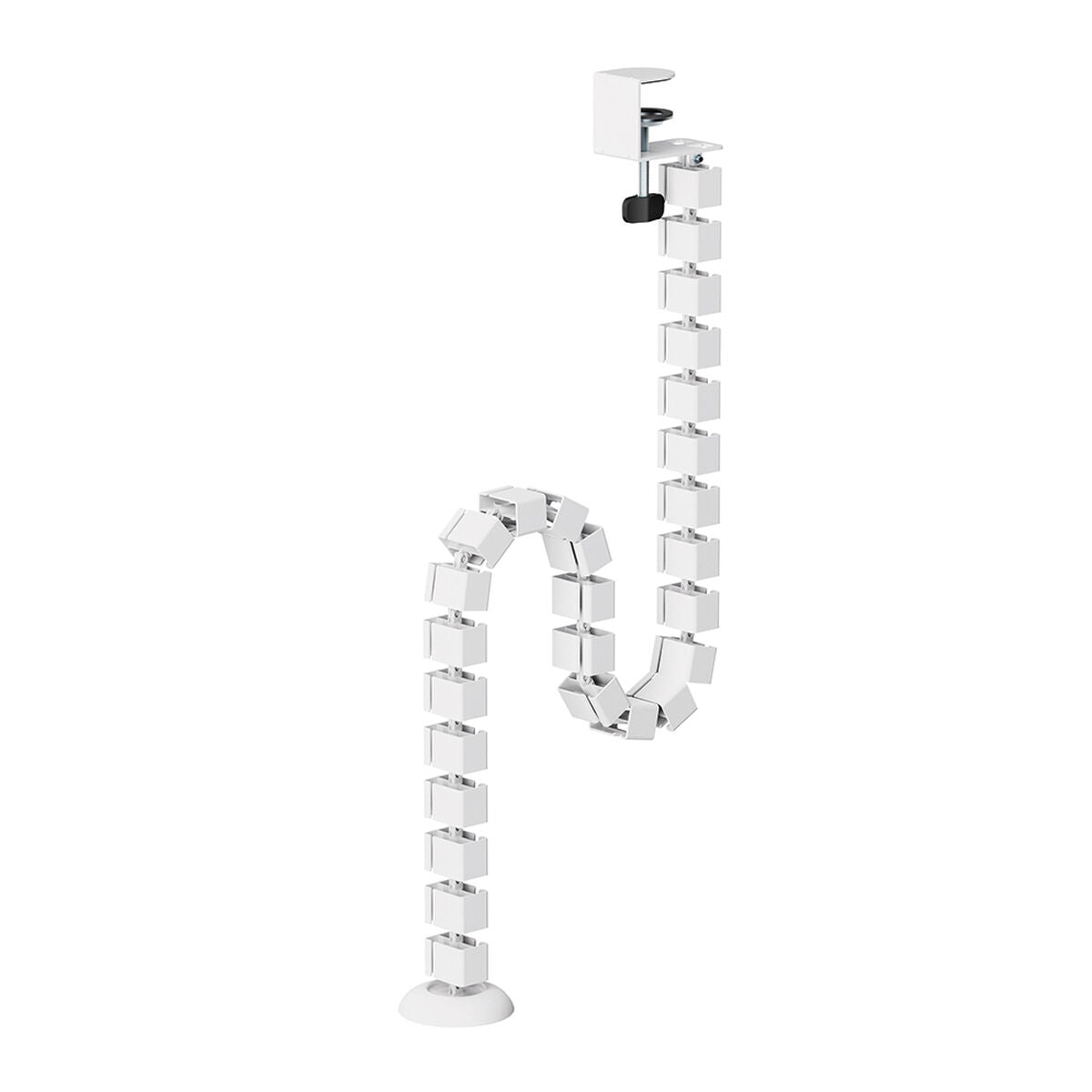 NEOMOUNTS Cable Spine Organizer for sit/stand desk frames clamp mounted white