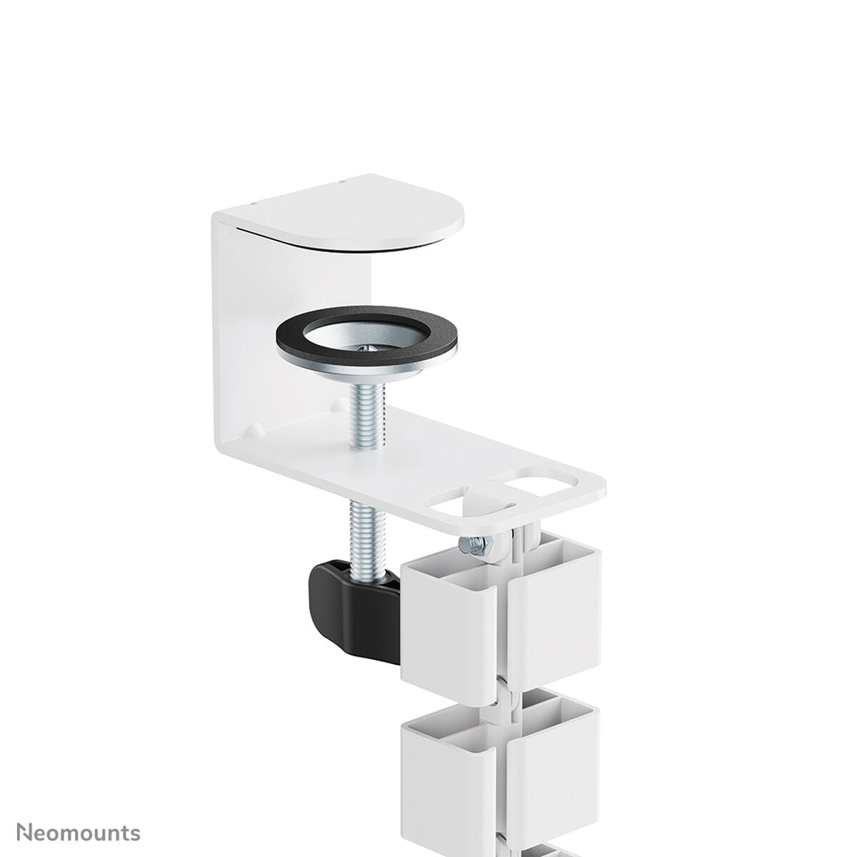NEOMOUNTS Cable Spine Organizer for sit/stand desk frames clamp mounted white