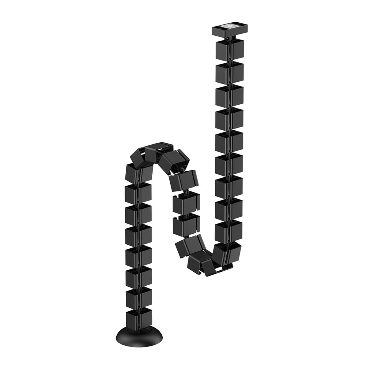 NEOMOUNTS Cable Spine Organizer for sit/stand desk frames magnet mounted black