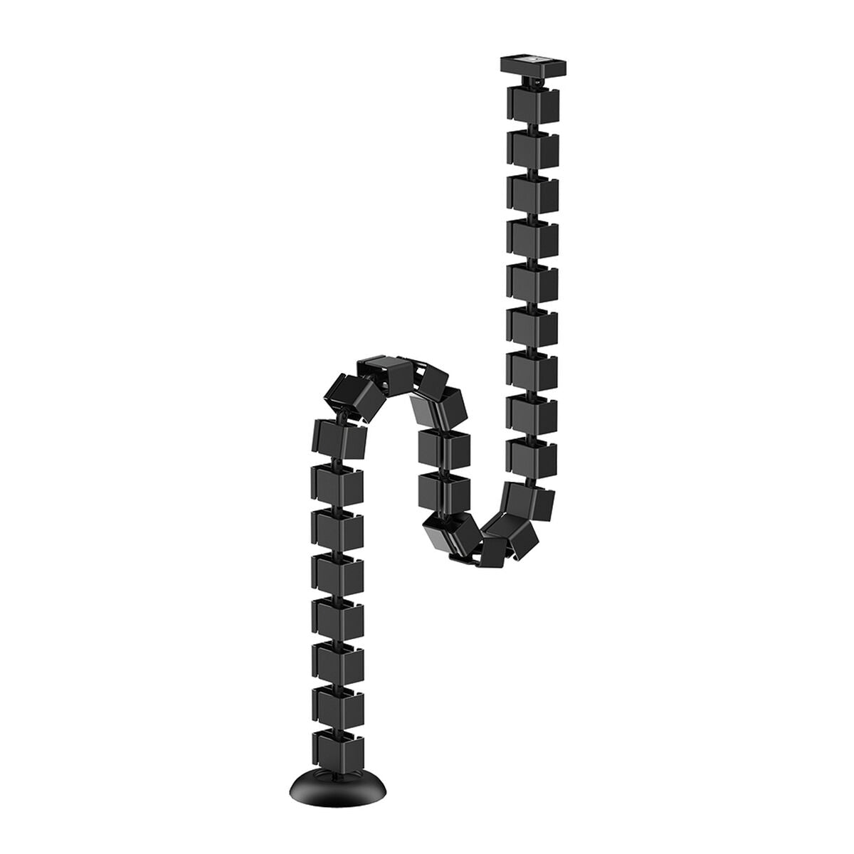 NEOMOUNTS Cable Spine Organizer for sit/stand desk frames magnet mounted black