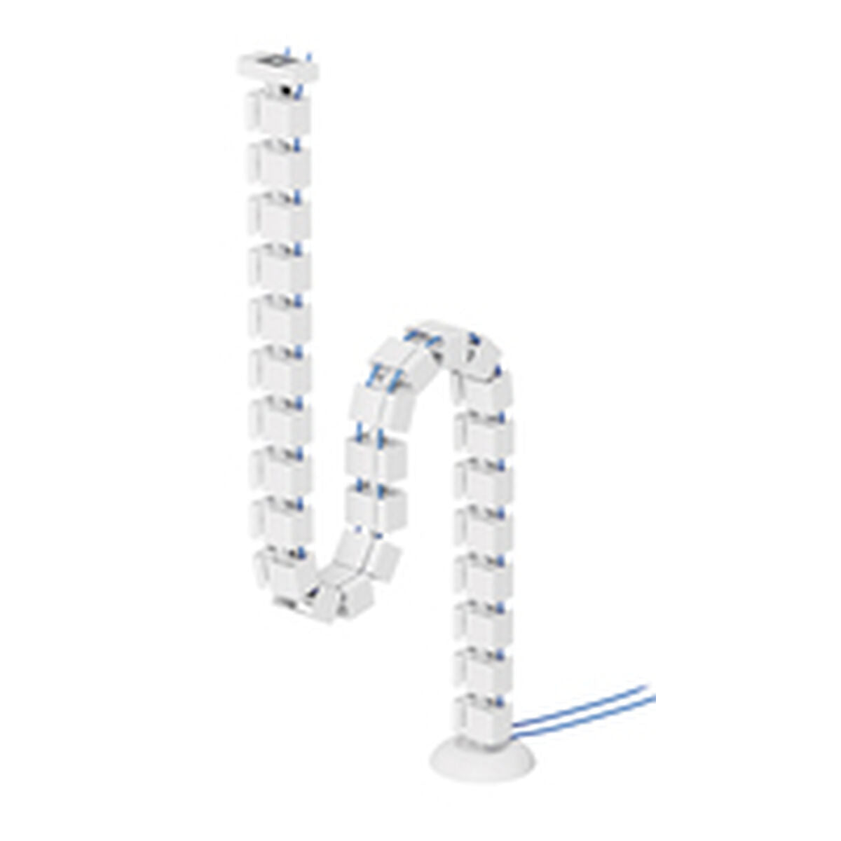 NEOMOUNTS Cable Spine Organizer for sit/stand desk frames magnet mounted white