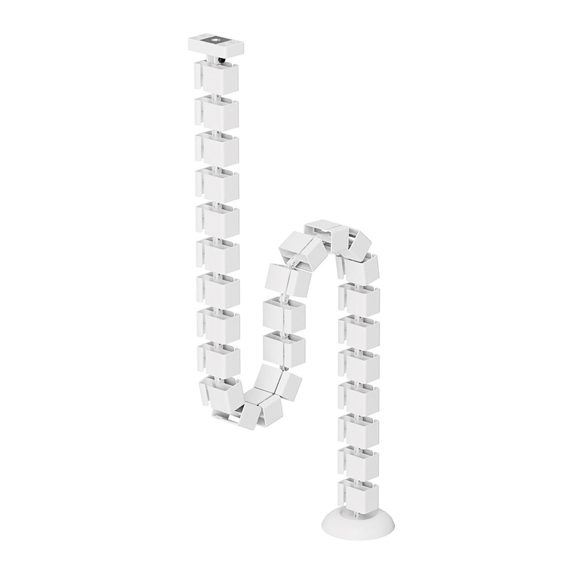 NEOMOUNTS Cable Spine Organizer for sit/stand desk frames magnet mounted white