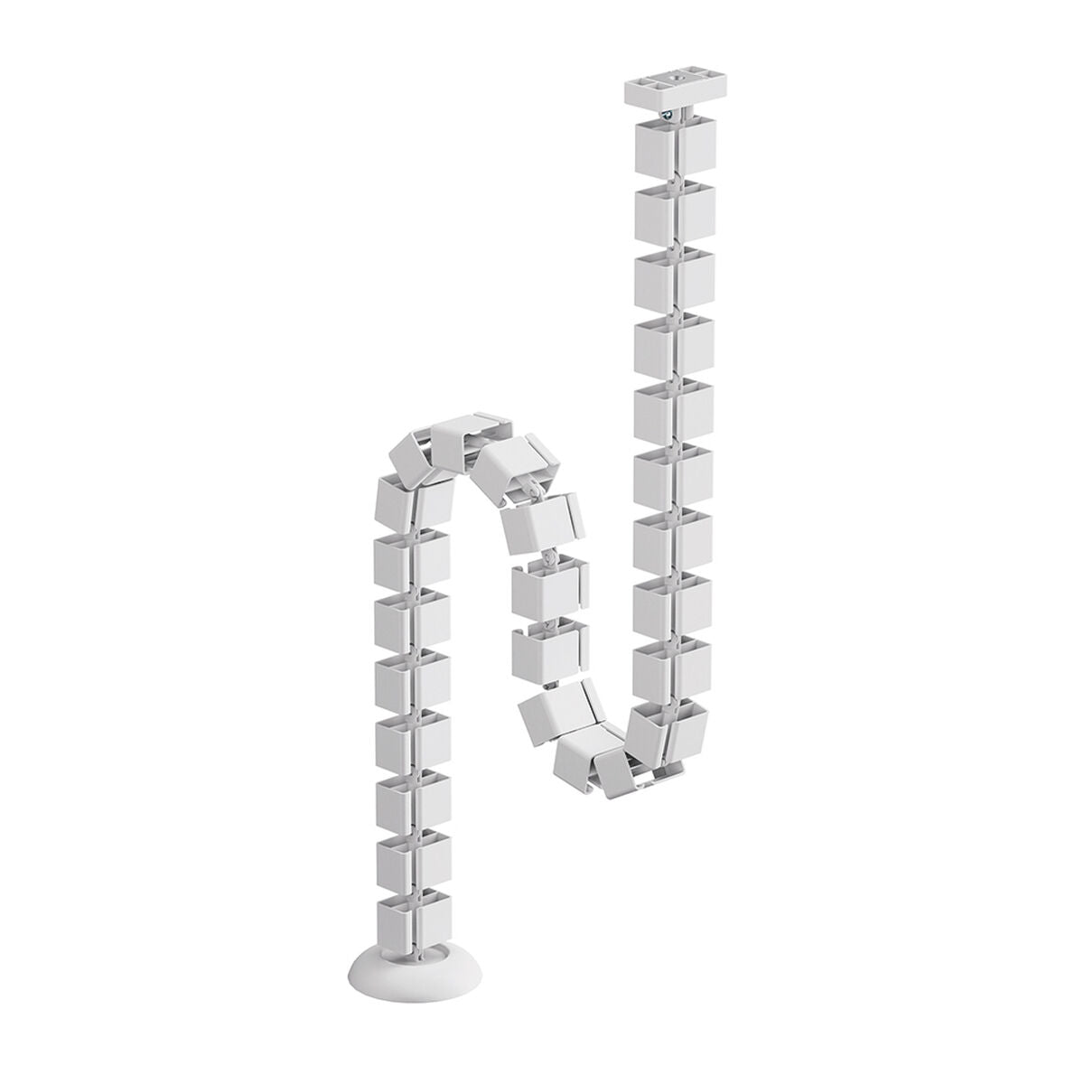 NEOMOUNTS Cable Spine Organizer for sit/stand desk frames magnet mounted white