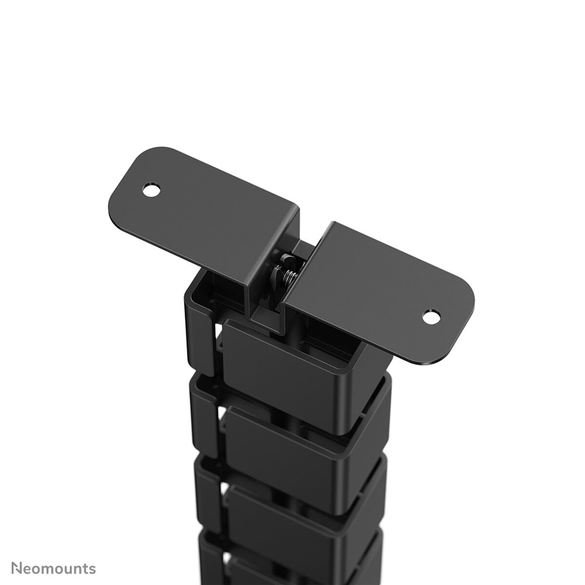 NEOMOUNTS Cable Spine Organizer for sit/stand desk frames screw mounted magnetic channel black