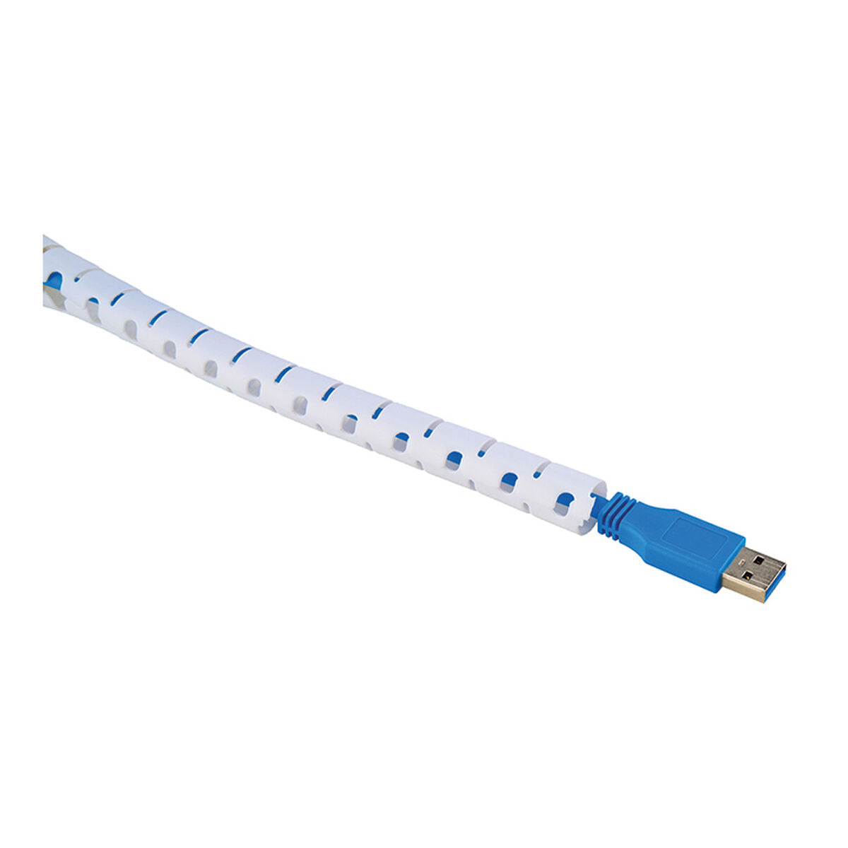 NEOMOUNTS Spiral Cable Wrap 15mm multiple cables white