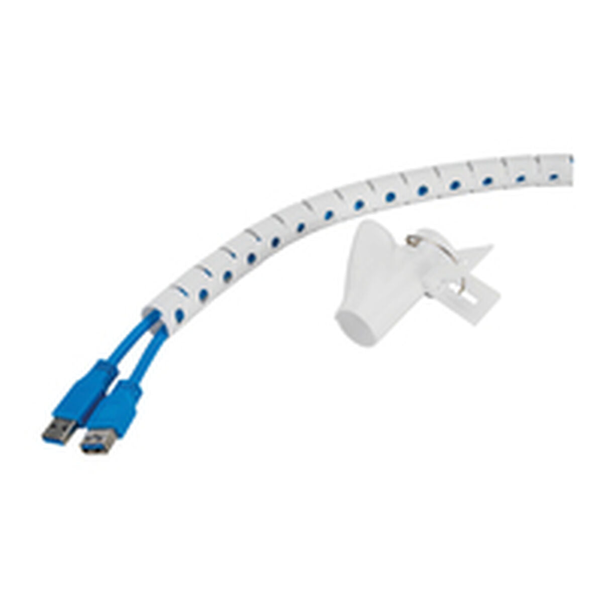 NEOMOUNTS Spiral Cable Wrap 20mm multiple cables white