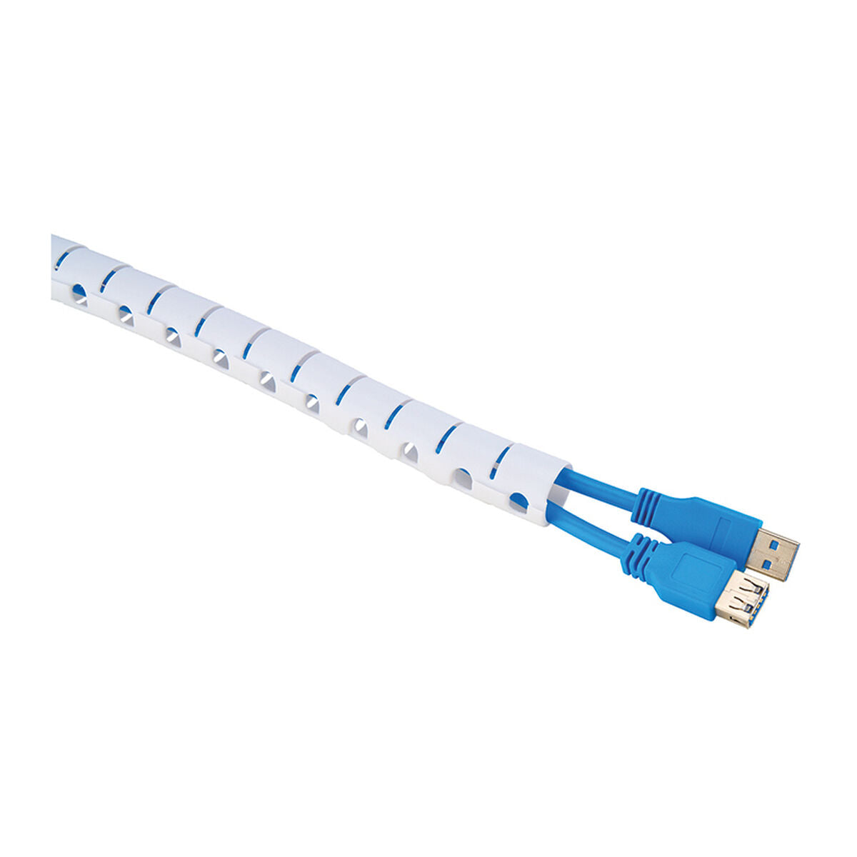 NEOMOUNTS Spiral Cable Wrap 20mm multiple cables white