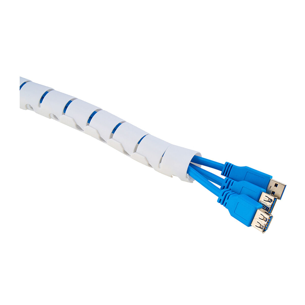 NEOMOUNTS Spiral Cable Wrap 25mm multiple cables white
