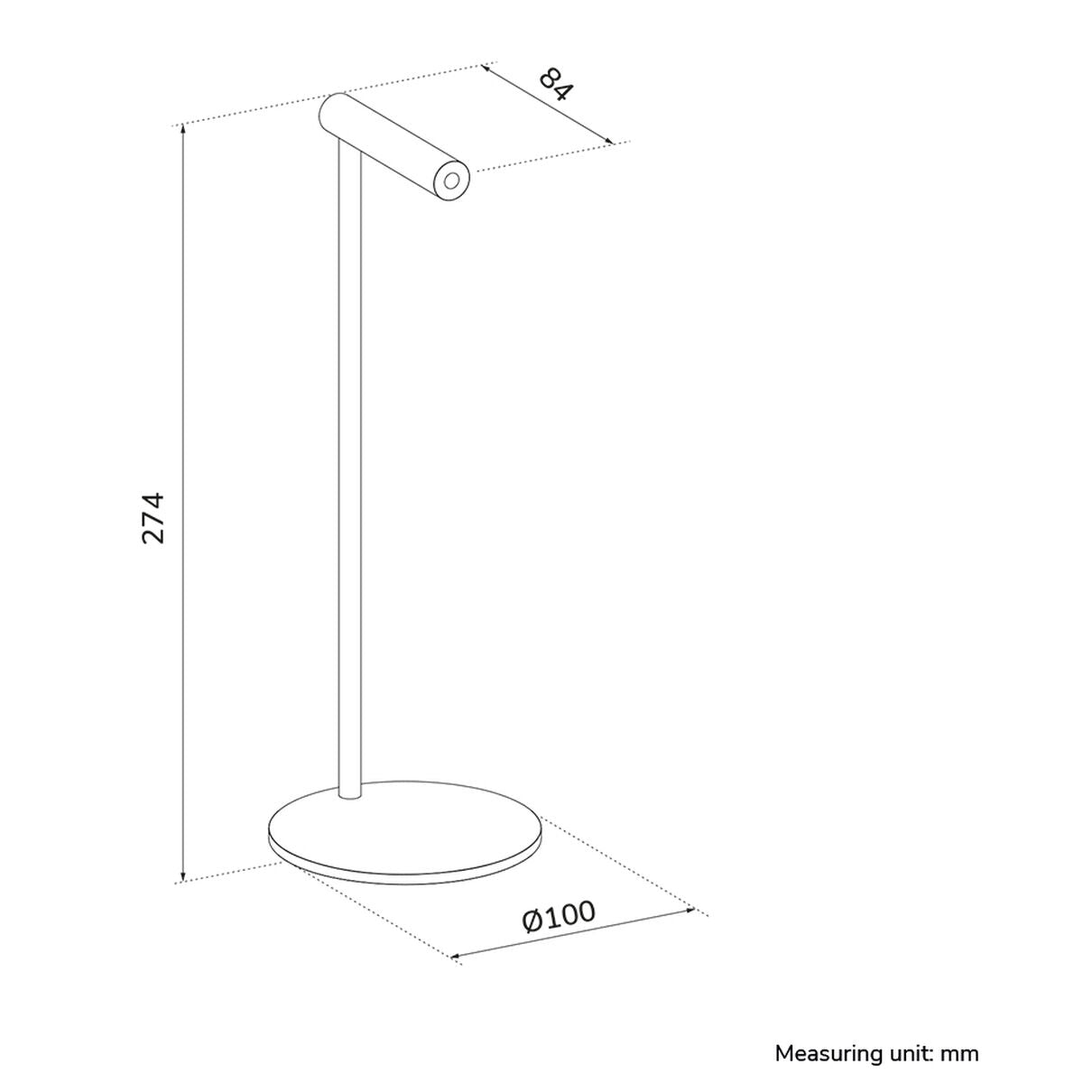 NEOMOUNTS Headphone Stand aluminum
