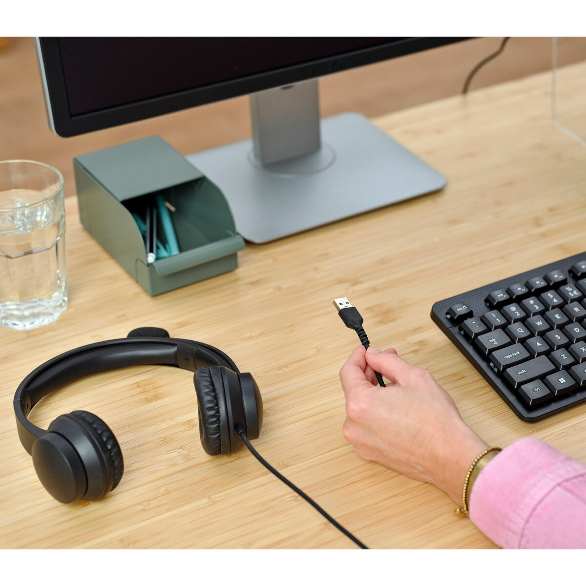 TRUST HS-201 USB On Ear PC Headset
