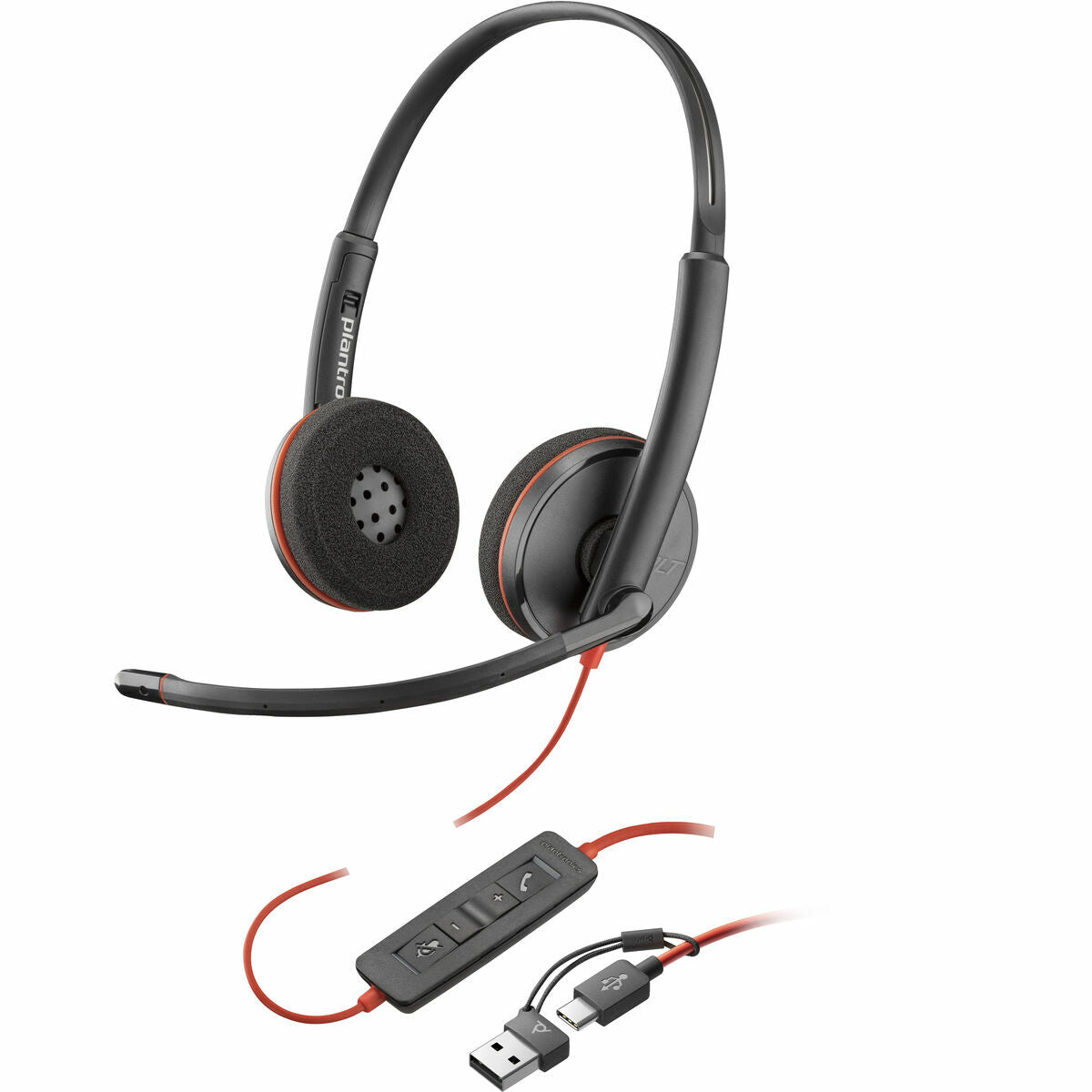 Poly BW 3220 Stereo USB-C HS+USB-C/A