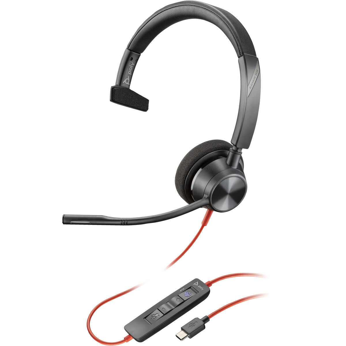 Poly BW 3310 Mono -M USB-C HS+USB-C/A