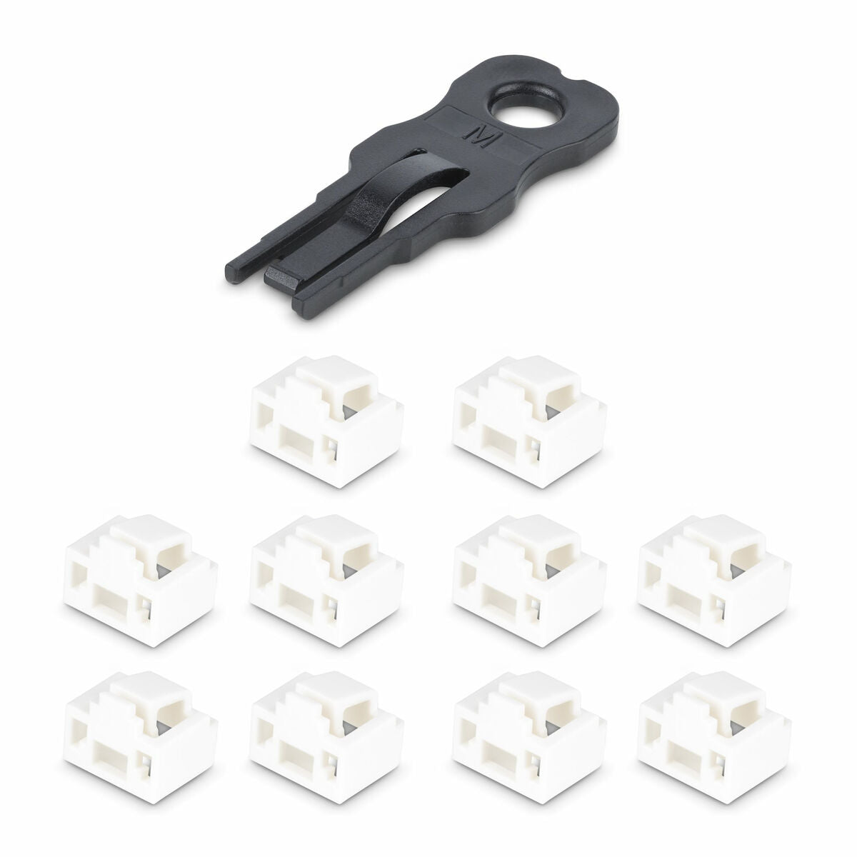 RJ45 Port Locks - 10 Pack with Key