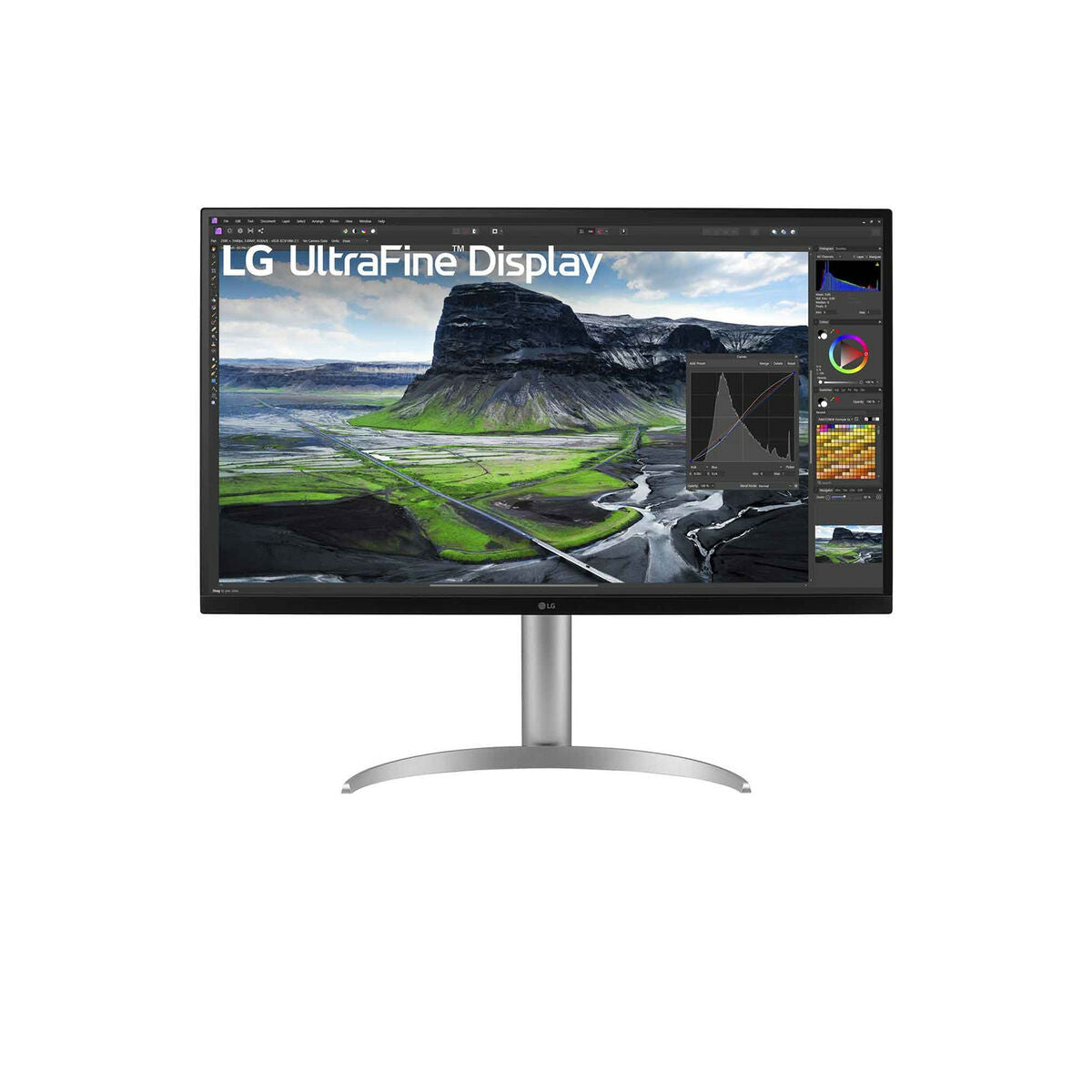 LG Ecran LED - 32p - 3840x2160 4K - 60 Hz - IPS - 5 ms - 500 cd/m2 - 2000:1 - HDR400 - USB-C - HDMI - DisplayPort - Haut Parleurs