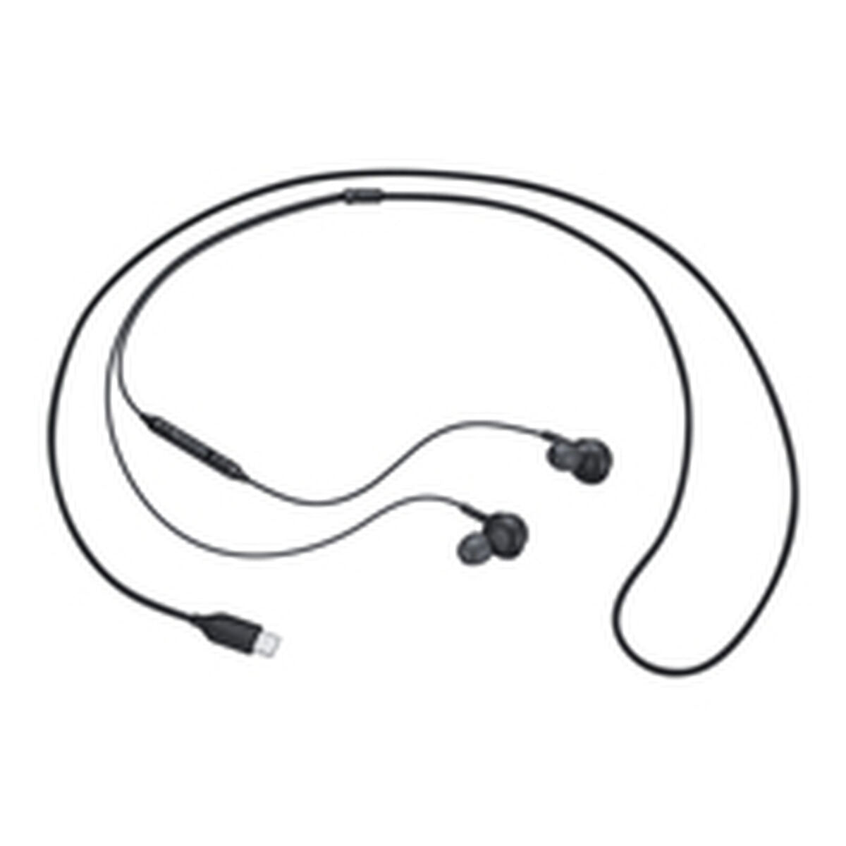 Samsung EO-IC100BBEGEU - Écouteur AKG Intra Auriculaire - Connecteur Type C, Noir, Télécommande (Emballage Original)