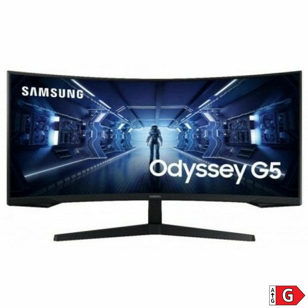 SAMSUNG ODYSSEY G5 - LC34G55T 34p 165Hz - Ecran gaming incurvé - UWQHD 3440x1440 - VA - 1ms - HDR10 - 250cd/m² - 2500 : 1 - HDMI- DP
