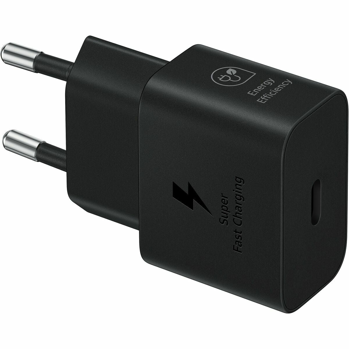 SAMSUNG fast charger USB-C 25W with data cable black