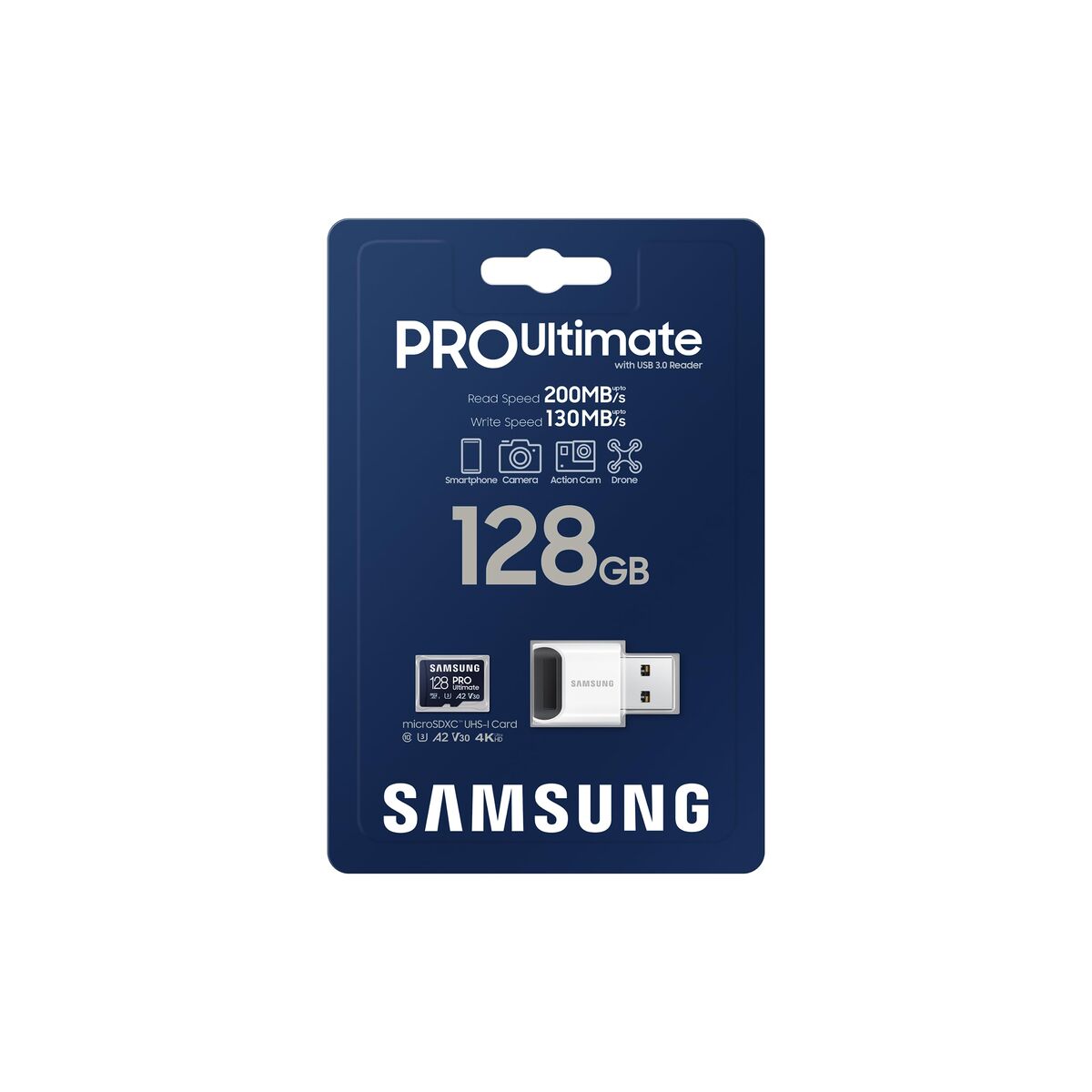 Micro SD PRO Ultimate 128GB+SD Adapter