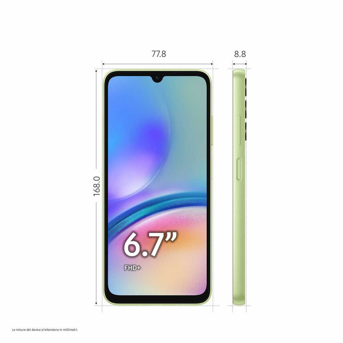 Samsung A057G/DSN Galaxy A05s  (6.7'' - 64 Go, 4 Go RAM) Vert