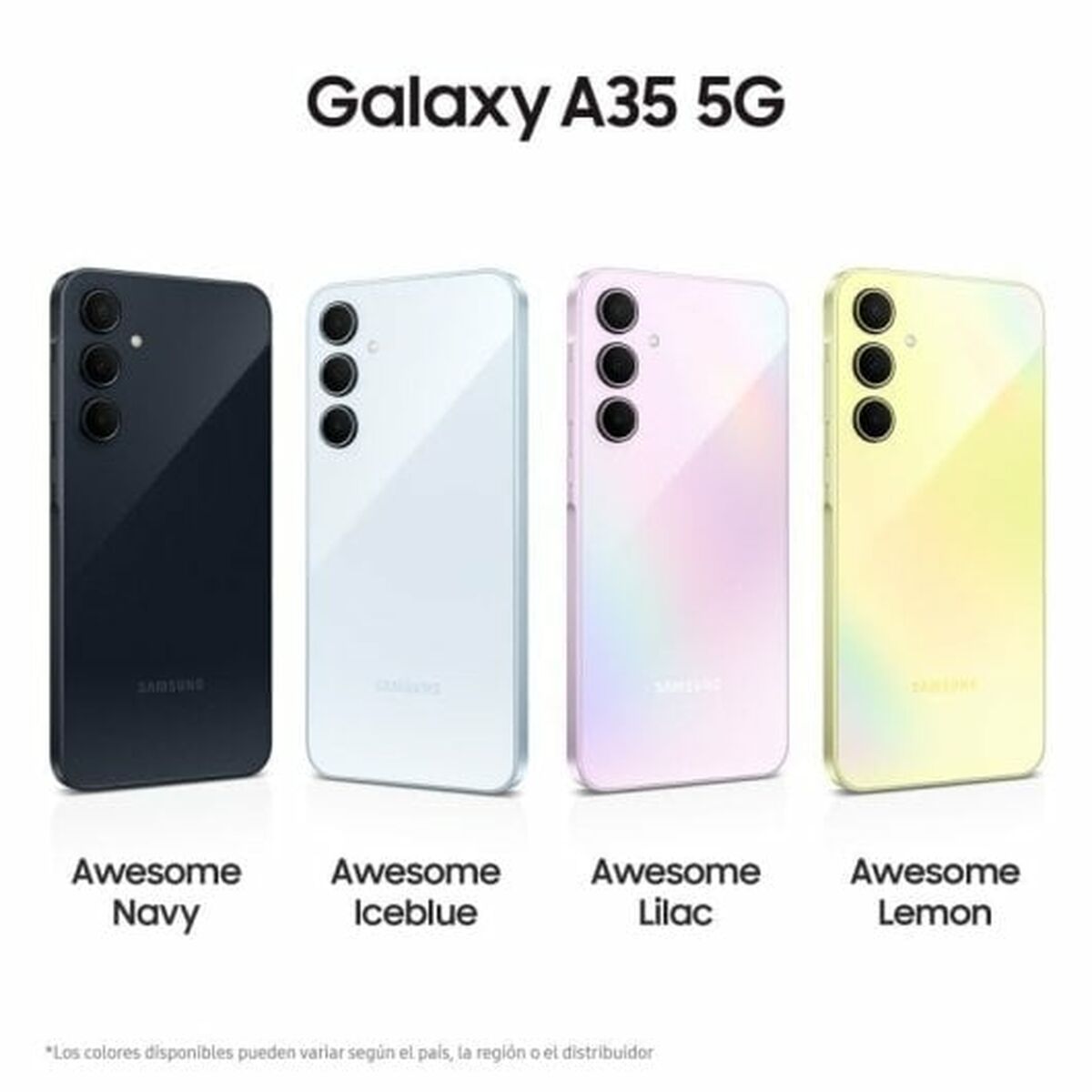 Samsung A356 Galaxy A35 5G (Double Sim - 6.6", 128 Go, 6 Go RAM) Rose