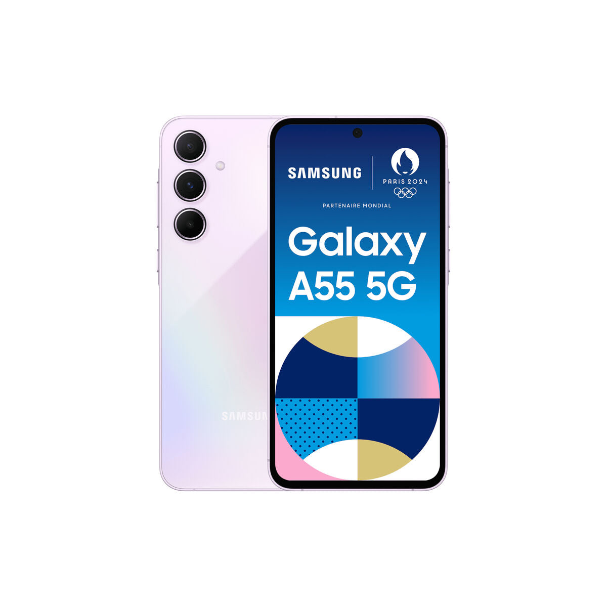 Samsung A556 Galaxy A55 5G (Double Sim - 6.6", 256 Go, 8 Go RAM) Rose