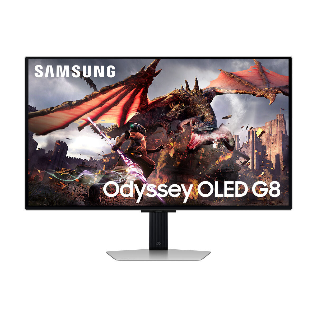 "Samsung G80SD écran plat de PC 81,3 cm (32"") 3840 x 2160 pixels 4K Ultra HD OLED Argent"