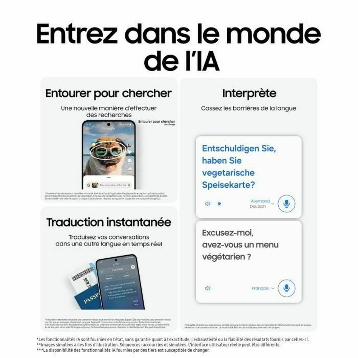 Samsung S721 Galaxy S24 FE 5G (6.7", 128 Go, 8 Go RAM) Vert d'eau