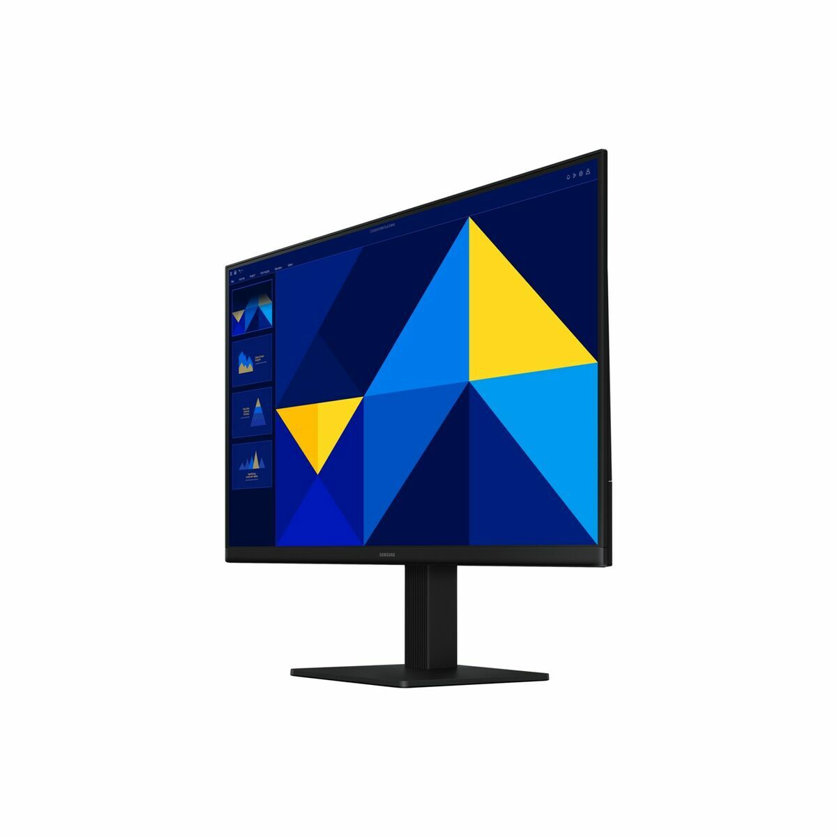 SAMSUNG LS24D300GAUXEN  écran LED - 24p - 1920 x 1080 Full HD (1080p) 100 Hz - IPS - 250 cd/m² - 1000:1 - 5 ms - HDMI, VGA - noir
