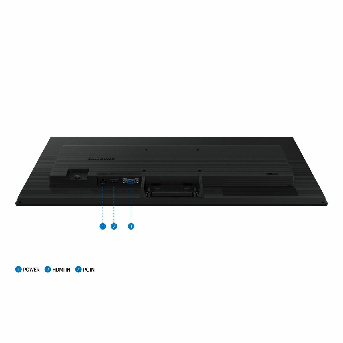 SAMSUNG LS24D300GAUXEN  écran LED - 24p - 1920 x 1080 Full HD (1080p) 100 Hz - IPS - 250 cd/m² - 1000:1 - 5 ms - HDMI, VGA - noir