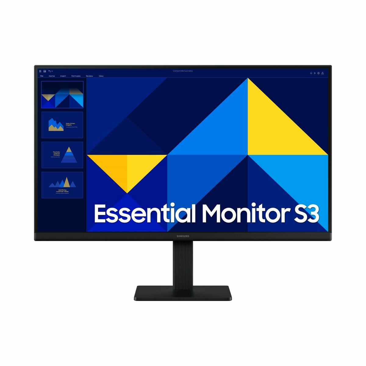 SAMSUNG LS24D300GAUXEN  écran LED - 24p - 1920 x 1080 Full HD (1080p) 100 Hz - IPS - 250 cd/m² - 1000:1 - 5 ms - HDMI, VGA - noir