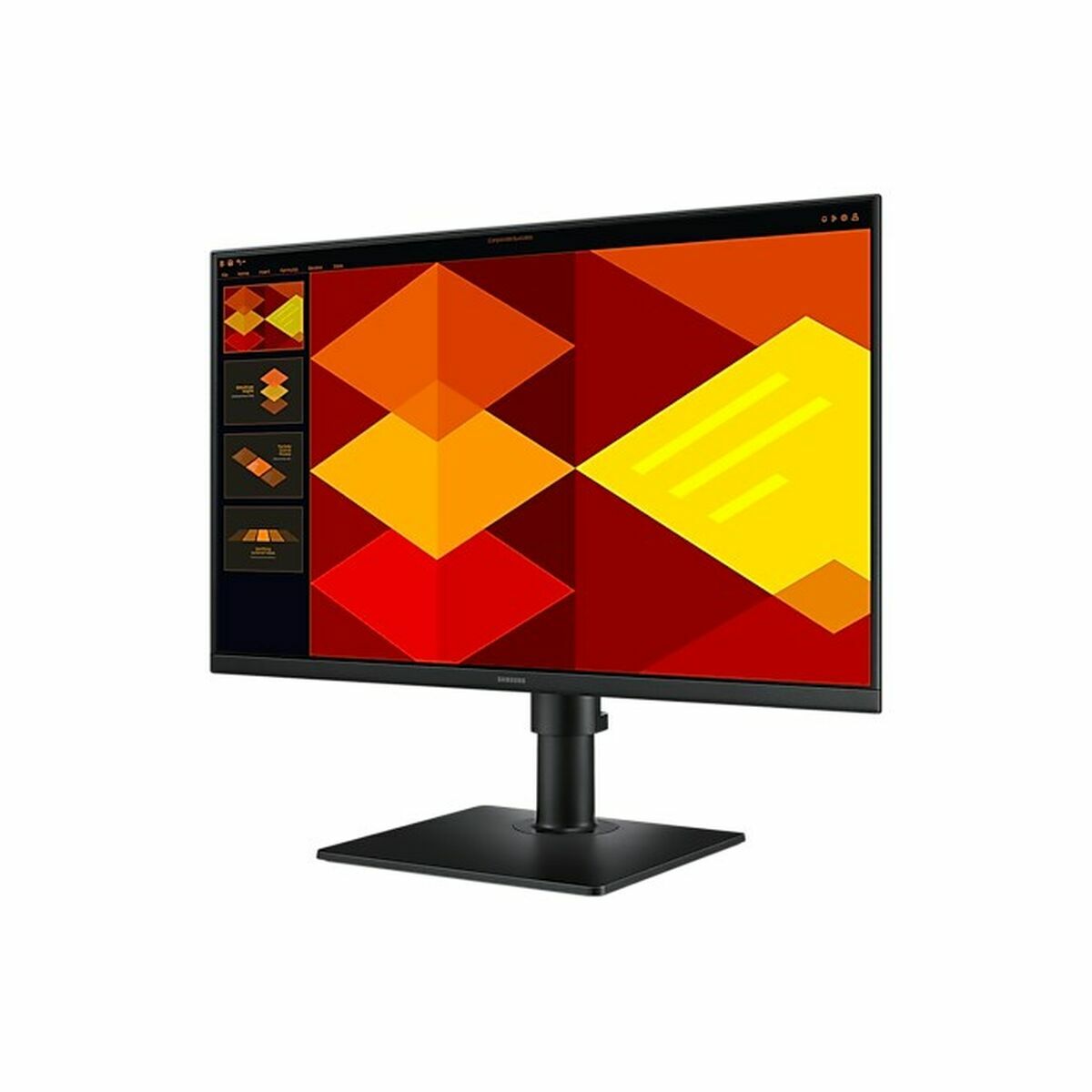 SAMSUNG LS24D400GAUXEN Ecran 24p - 1920x1080 Full HD 100 Hz - IPS - 250 cd/m2 - 1000:1 - 5 ms - 2xHDMI DP Ajustable
