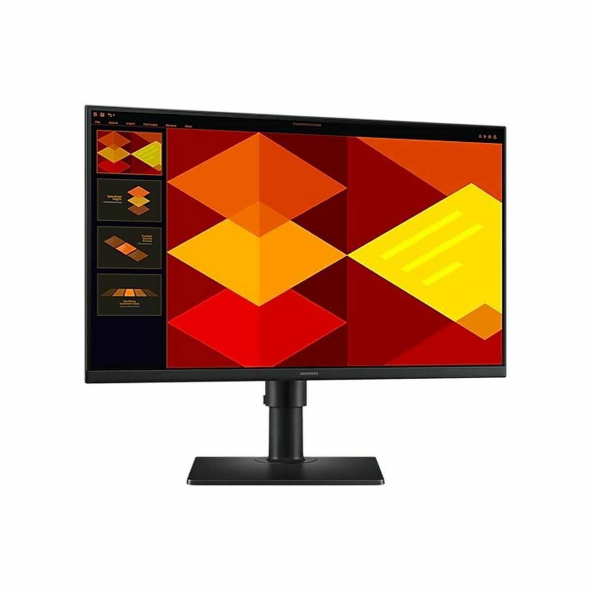 SAMSUNG LS24D400GAUXEN Ecran 24p - 1920x1080 Full HD 100 Hz - IPS - 250 cd/m2 - 1000:1 - 5 ms - 2xHDMI DP Ajustable