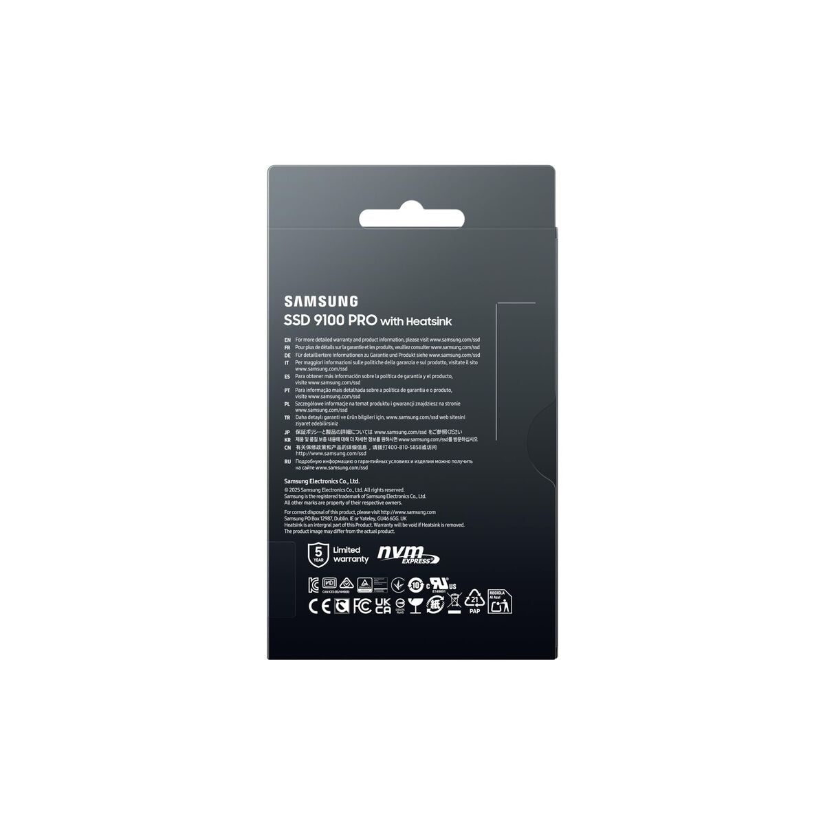 Samsung 9100 PRO 8TB with Heatsink