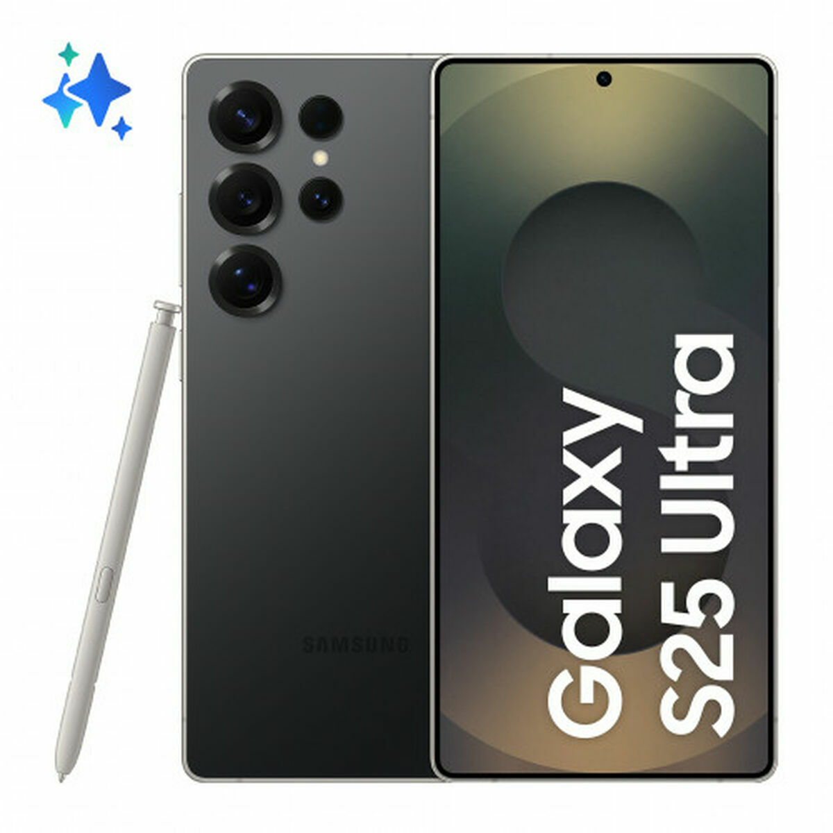 "Samsung Galaxy S25 Ultra 17,5 cm (6.9"") Double SIM Android 15 5G USB Type-C 12 Go 1 To 5000 mAh Noir, Titane"