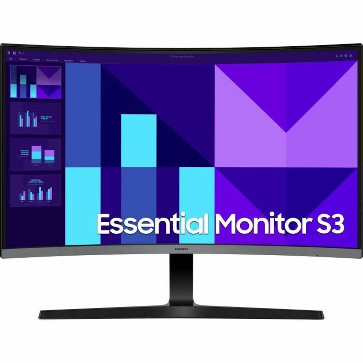 SAMSUNG LS27D390GAUXEN écran LED - incurvé - 27p- 1920 x 1080 Full HD (1080p) 100 Hz - VA - 250 cd/m2 - 4000:1 - 4 ms - HDMI VGA