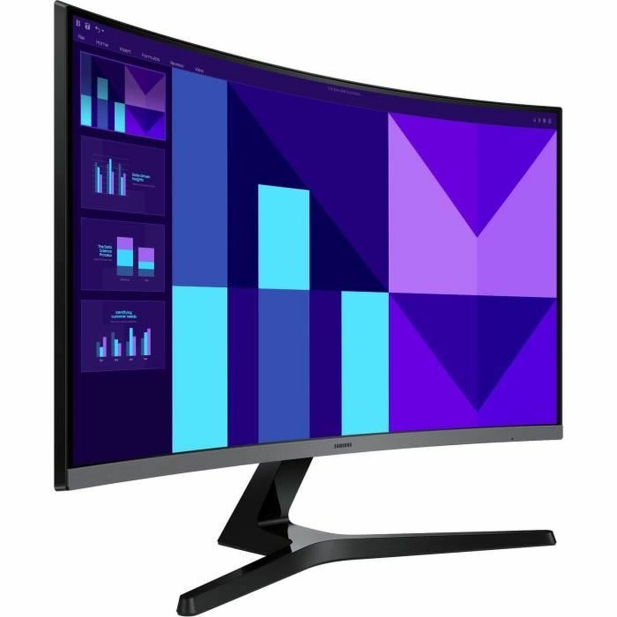 SAMSUNG LS27D390GAUXEN écran LED - incurvé - 27p- 1920 x 1080 Full HD (1080p) 100 Hz - VA - 250 cd/m2 - 4000:1 - 4 ms - HDMI VGA