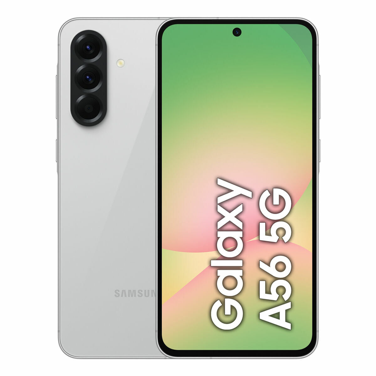 "Samsung Galaxy A56 17 cm (6.7"") Double SIM Android 15 5G USB Type-C 8 Go 128 Go 5000 mAh Gris clair"