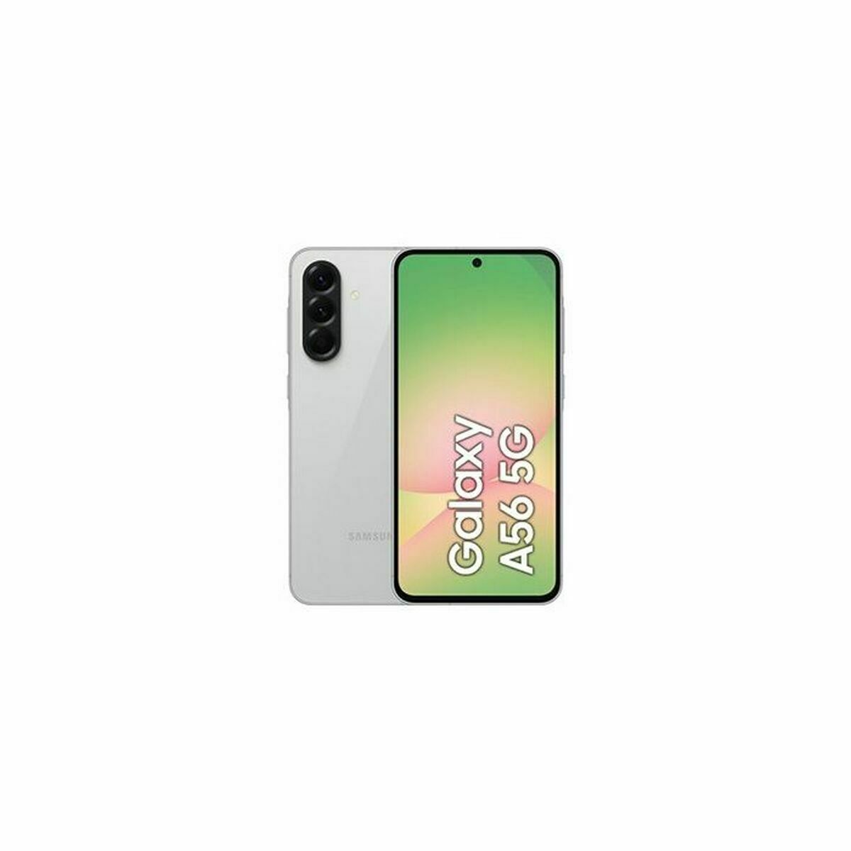 "Samsung Galaxy A56 17 cm (6.7"") Double SIM Android 15 5G USB Type-C 8 Go 128 Go 5000 mAh Gris clair"
