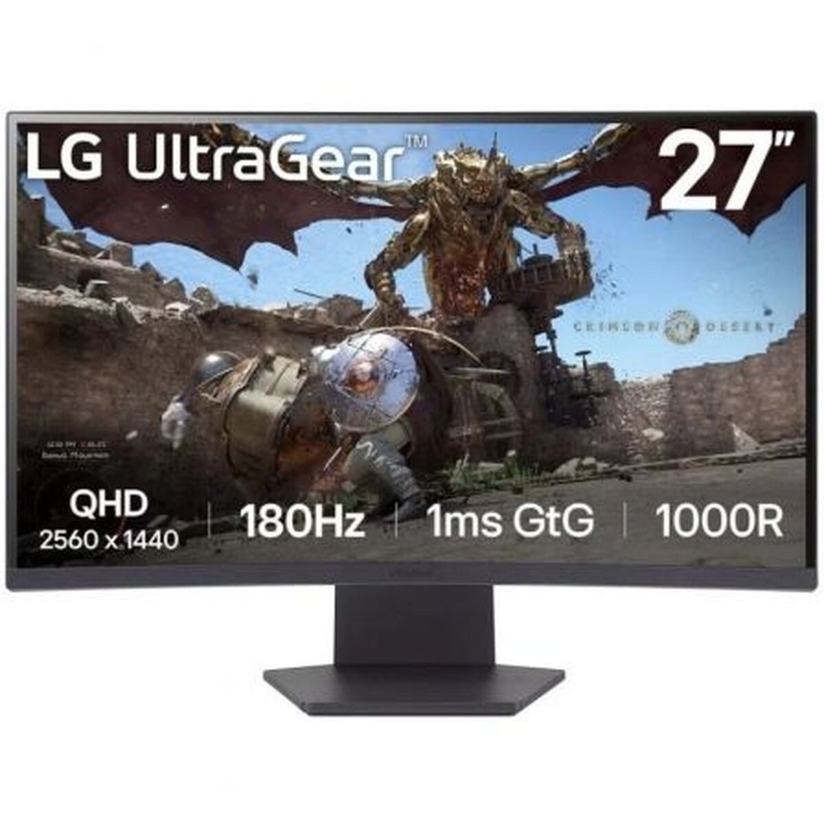 "LG 27GS60QC-B Moniteur de jeu 180Hz | QHD | 27"" | VA | 1ms"
