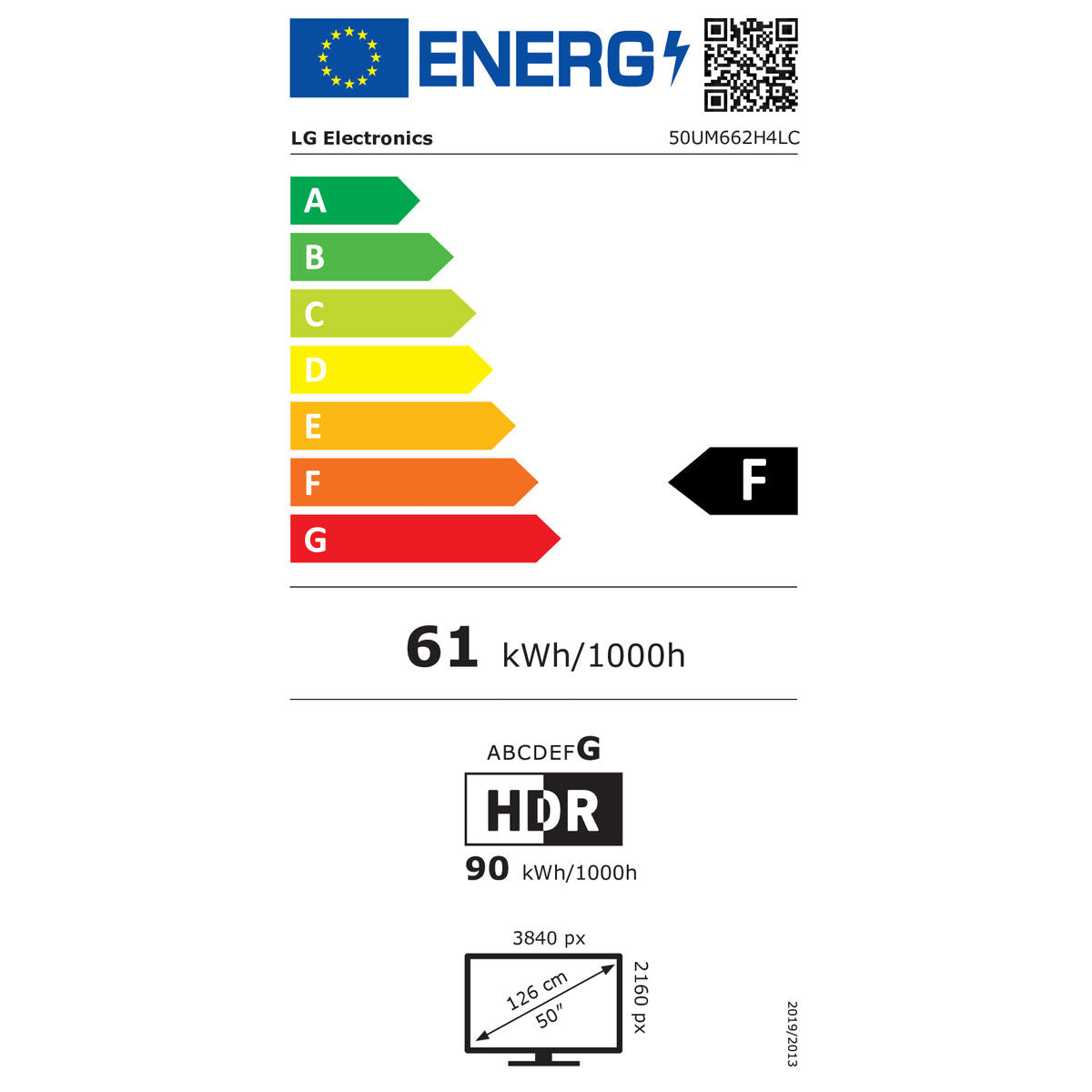 LG Téléviseur professionnel 50" 50UM662H4 4K UHD sans pieds