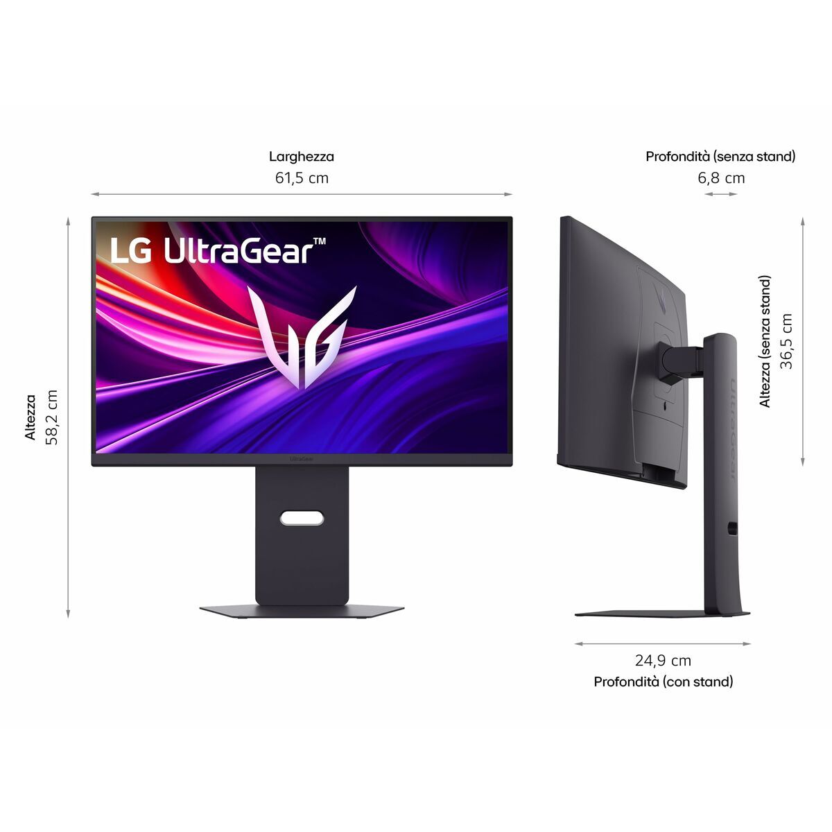 "LG 27G850A-B.AEU écran plat de PC 68,6 cm (27"") 3840 x 2160 pixels 4K Ultra HD Noir"