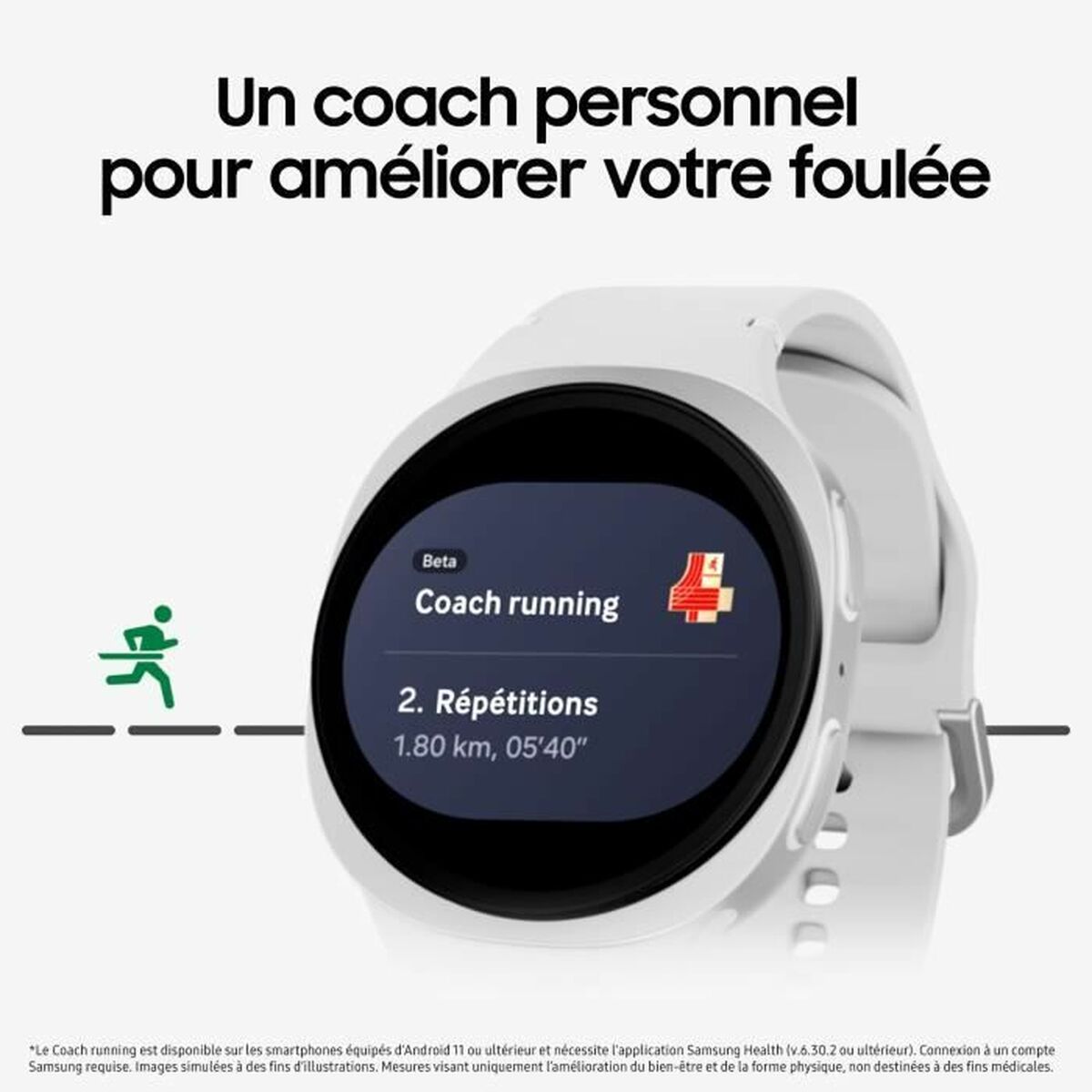 Galaxy Watch8 40M BT Argent