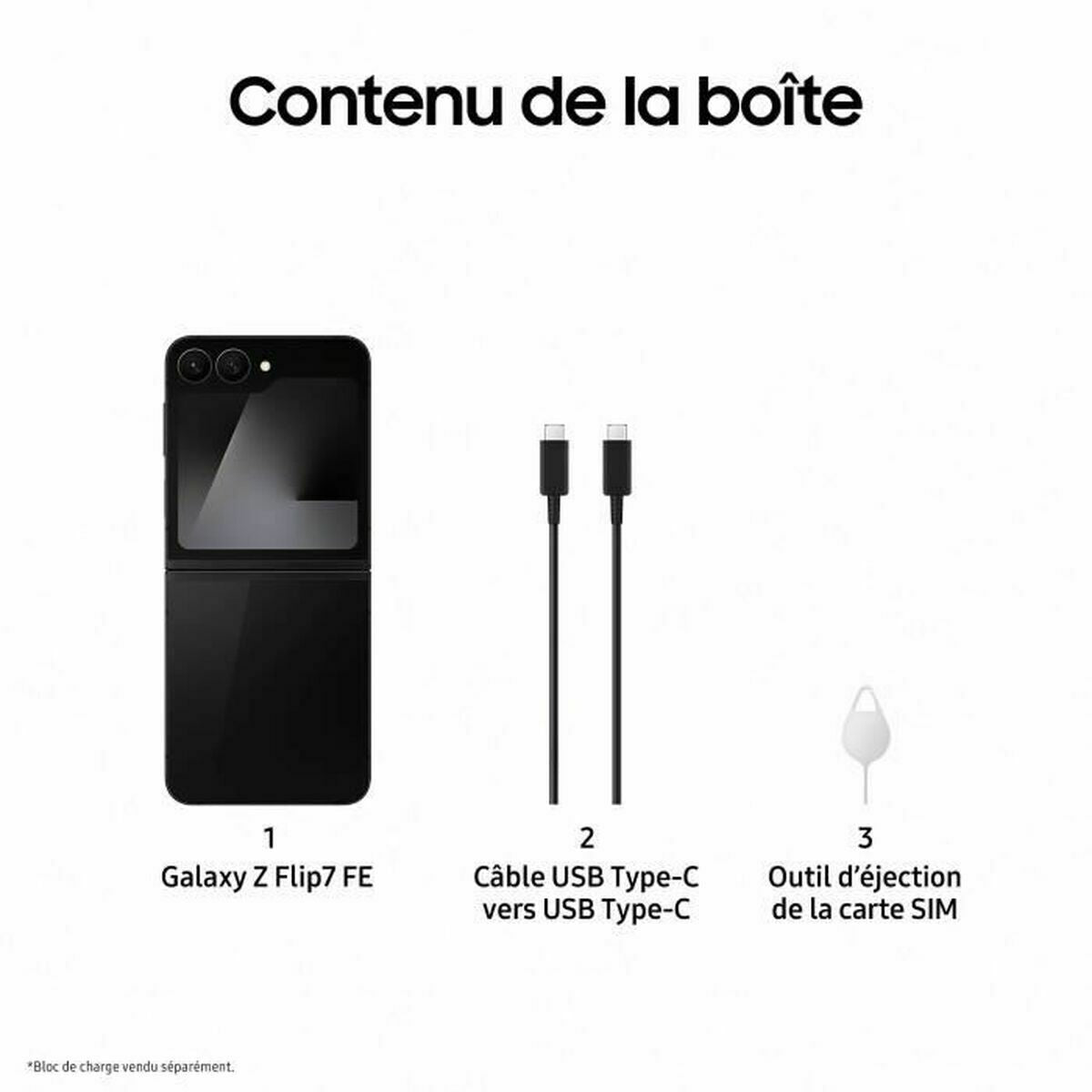 Samsung Z Flip 7 FE 5G 128GB Black