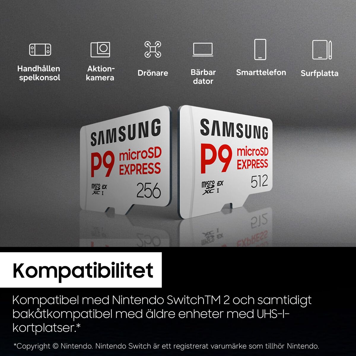 Samsung MicroSD 256GB P9 Express