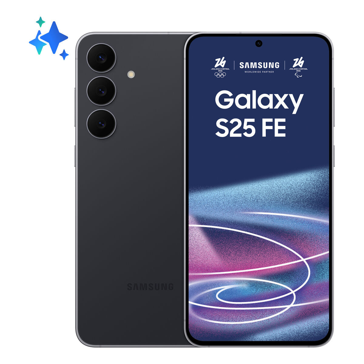 "Samsung Galaxy S25 FE 5G 17 cm (6.7"") Double SIM USB Type-C 8 Go 128 Go 4900 mAh Noir"