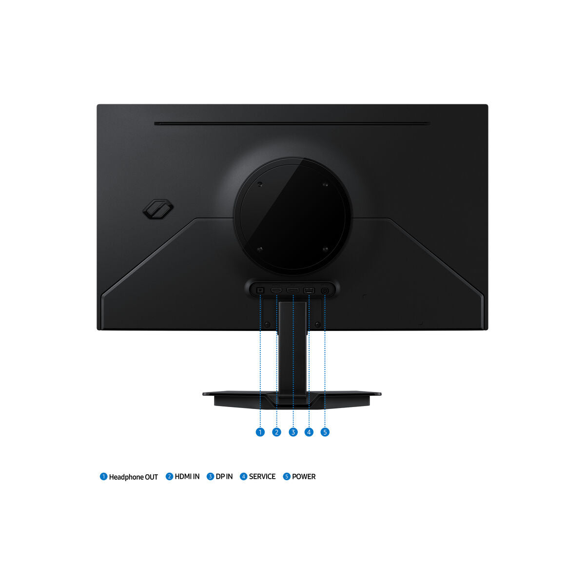"Samsung G50F écran plat de PC 68,6 cm (27"") 2560 x 1440 pixels Quad HD OLED Noir"